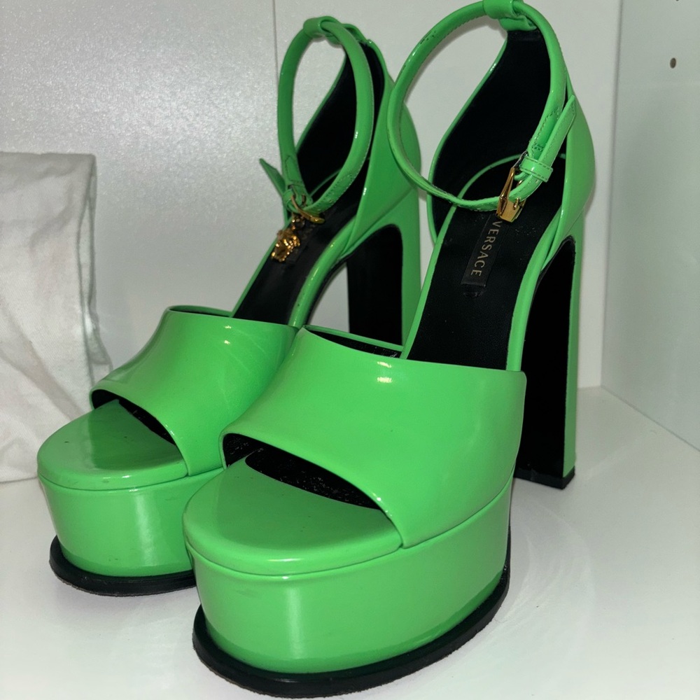 VERSACE MEDUSA PLATFORM HEELS